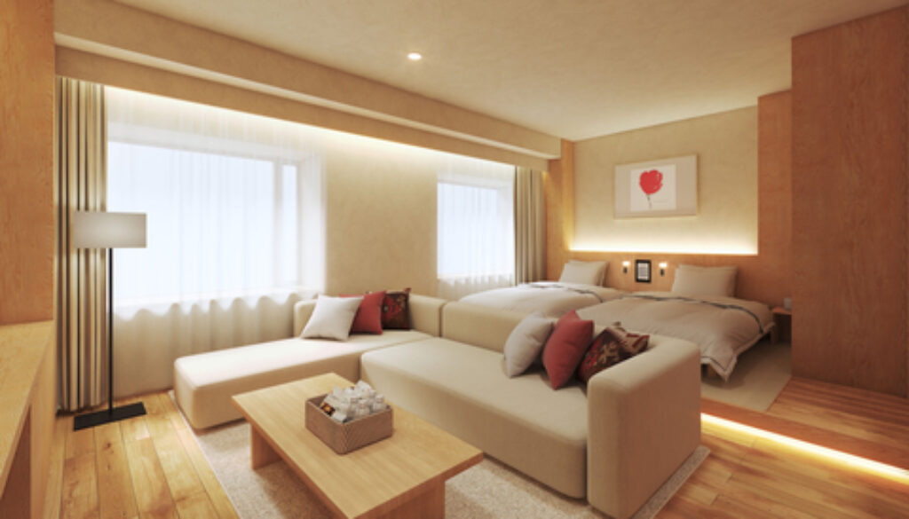 LIBER HOTEL OSAKA Introducing the "MUJI room" for an Immersive MUJI Experience