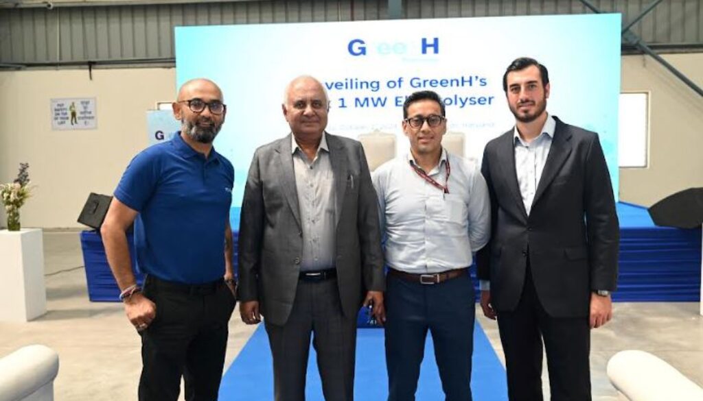GreenH Electrolysis Unveils its First 1 MW PEM Electrolyser Manufactured at its Plant in India