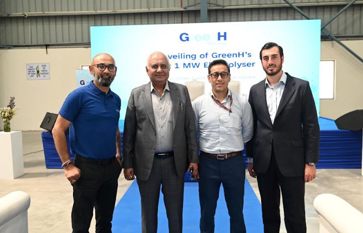 GreenH Electrolysis Unveils its First 1 MW PEM Electrolyser Manufactured at its Plant in India