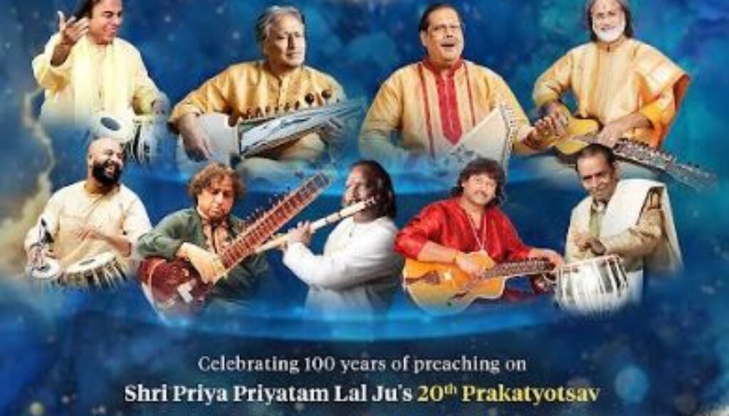 Celebrating 20 years of Shri Priya Priyatam Lal Ju: Experience the Spirit of Devotion with Naad Ras Mahotsav