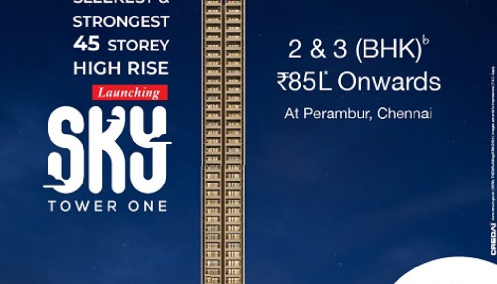 SPR India Launches Sky Tower 1, a Premium 45-Storey High-Rise Residential Tower in Perambur