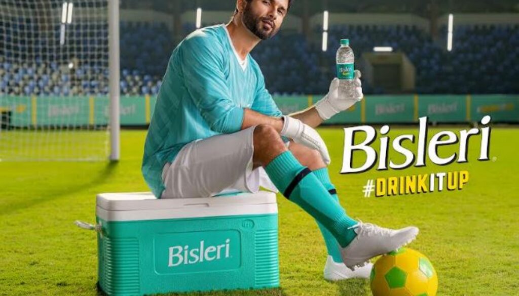 Bisleri Unviels New #DRINKITUP Sports Campaign Featuring Shahid Kapoor and Football Stars