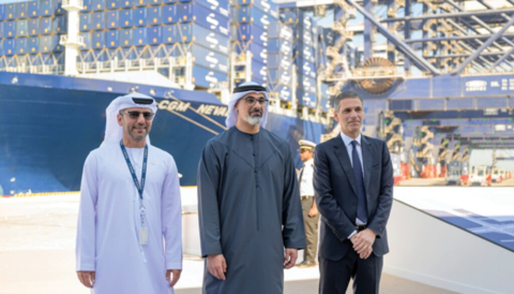 Inauguration of CMA Terminals Khalifa Port Boosts the Port’s Total Container Capacity by 23% to almost 10m TEUs