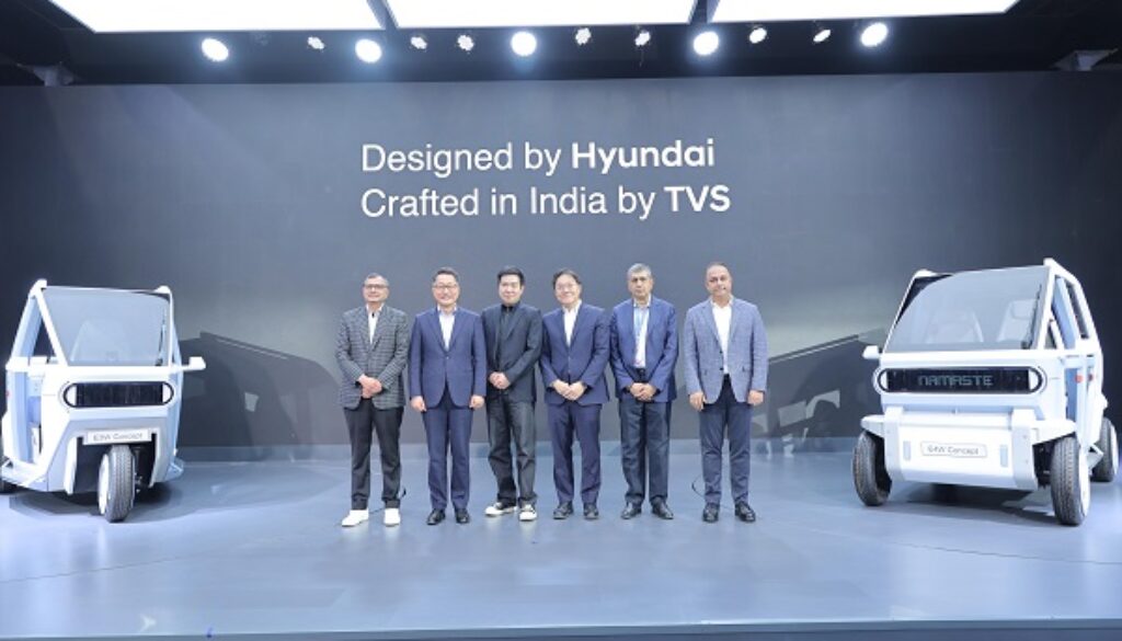 Hyundai Motor Company and TVS Motor Company Explore Partnership to Redefine Last Mile Mobility Solutions