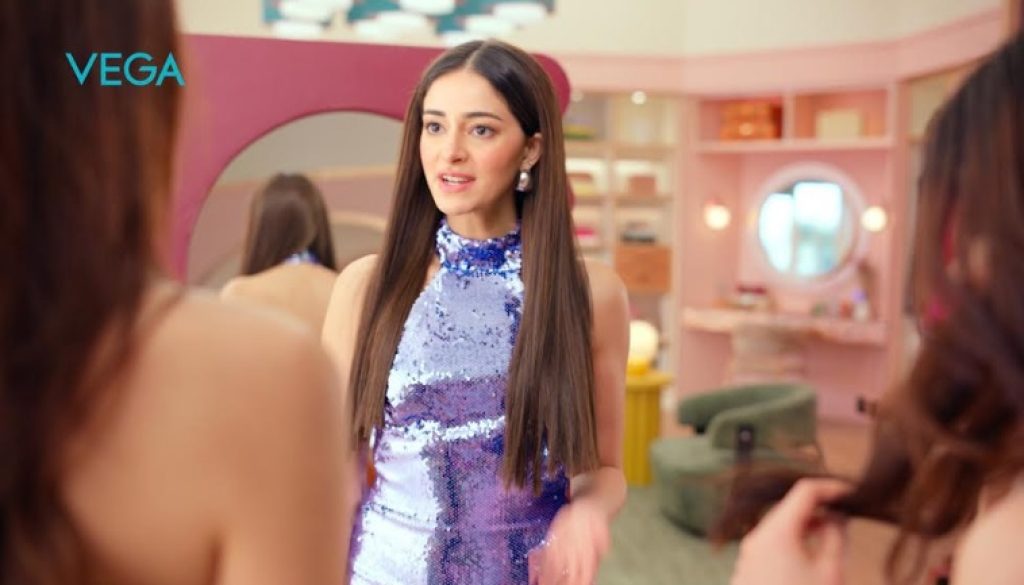 Vega Unveils "Long-lasting Straight Hair" Campaign for LitStyle L1 Hair Straightener Brush with Ananya Panday