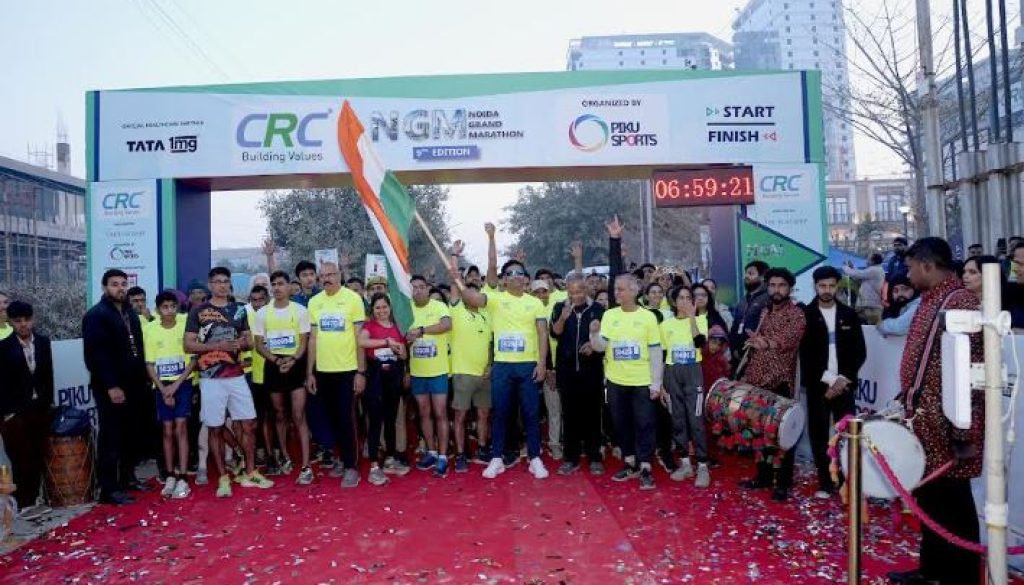 CRC Group Organizes the 9th Edition of the Noida Grand Marathon; 2600+ Participants Unite to Celebrate Fitness