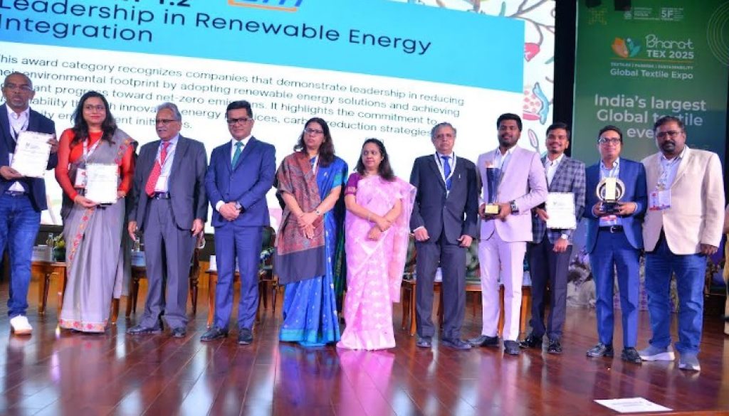 RSWM Limited Wins 'Innovative Water Management and Conservation' Award at CITI Textile Sustainability Awards 2024-25 at Bharat Tex