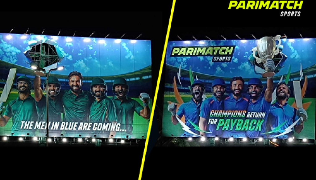 Parimatch Sports Rolls Out Eye-Catching Billboard Campaign to Celebrate the ICC Champions Trophy