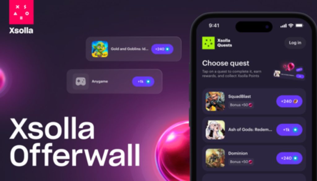 Xsolla Offerwall Boosts Game Monetization and Enhances Non-Paying Gamers’ Engagement