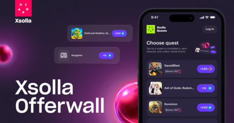 Xsolla Offerwall Boosts Game Monetization and Enhances Non-Paying Gamers’ Engagement