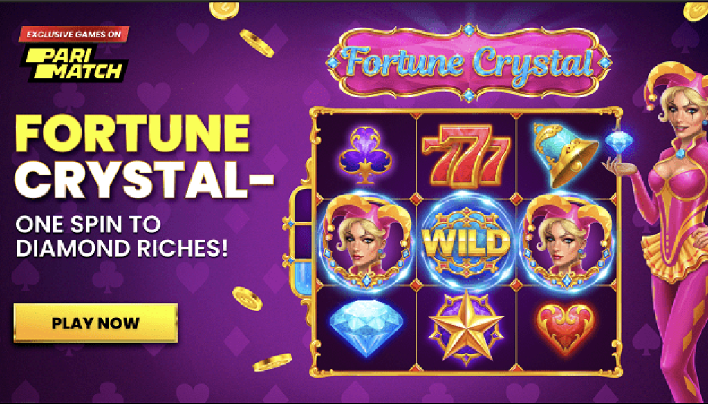 Introducing Fortune Crystal on Parimatch: New Game with 4 Bonus Modes