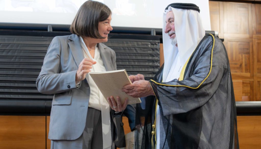 Sharjah Ruler Gifts University of Sacred Heart Historical Manuscript