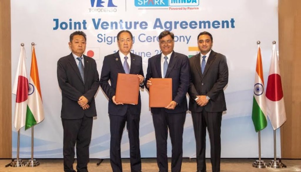 Minda Corporation Forms Joint Venture with Toyodenso of Japan for Advanced Automotive Switches