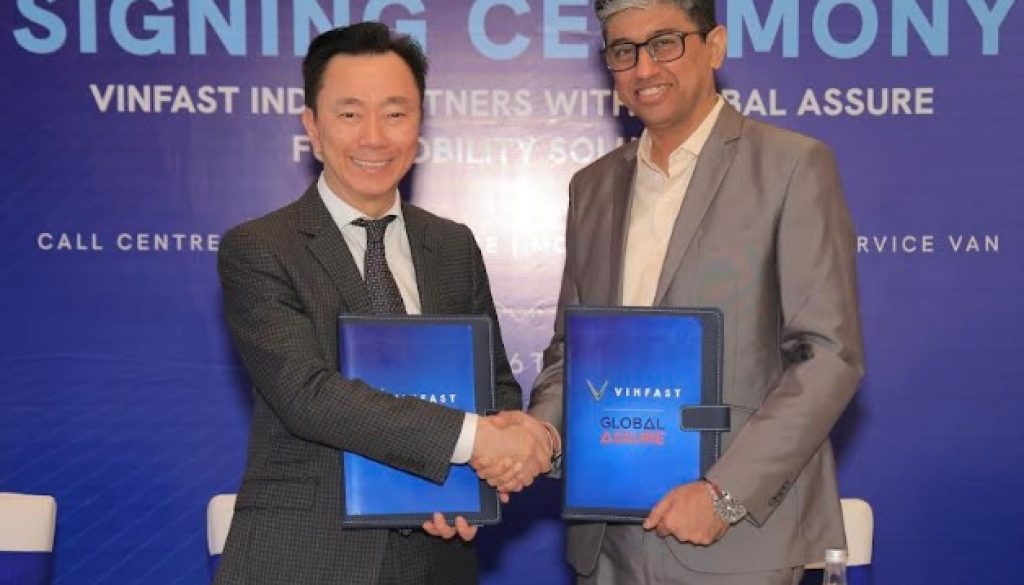 Vinfast Signs Global Assure to Strengthen Customer Service Network Across India
