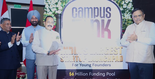 Union Minister Dr Jitendra Singh Launches Chandigarh University's 'Campus Tank', India's Largest University StartupÂ Launchpad